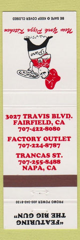 Matchbook Cover - New York Pizza Kitchen Napa CA Fairfield