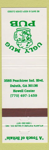 Matchbook Cover - Ugly Mug Pub Duluth GA