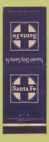 Matchbook Cover - Santa Fe Railroad