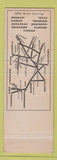 Matchbook Cover - Frisco Railroad