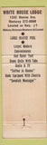 Matchbook Cover - White House Lodge Monterey CA