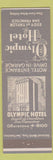 Matchbook Cover - Olympic Hotel San Francisco CA