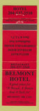 Matchbook Cover - Belmont Hotel Belmont MB red