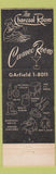 Matchbook Cover - Hotel Drake Wiltshire San Francisco CA