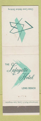 Matchbook Cover - Lafayette Hotel Long Beach CA