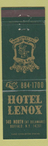 Matchbook Cover - Hotel Lenox Buffalo NY