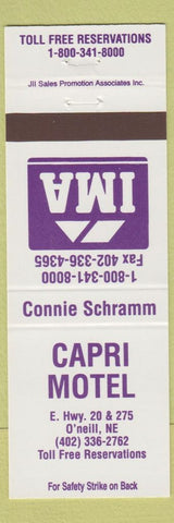 Matchbook Cover - Capri Motel O'Neill NE