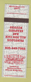 Matchbook Cover - Bennets Seafood Myrtle Beach SC