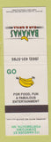 Matchbook Cover - Bananas Bar Grill Portsmouth NH