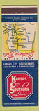 Matchbook Cover - Kansas City Southern Railroad