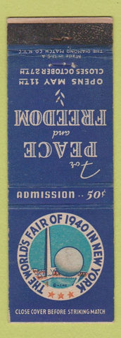 Matchbook Cover - 1939-40 New York World's Fair WEAR