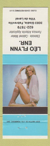 Matchbook Cover - Leo Flynn Ville De Laval QC pinup