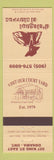 Matchbook Cover - D Elegant El Stavros Oshawa ON