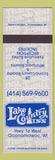 Matchbook Cover - Lake Country Inn Oconomowoc WI