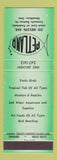 Matchbook Cover - Pet Land Hamilton ON Green