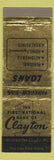 Matchbook Cover - 1st National Bank Clayton MO WEAR