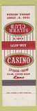 Matchbook Cover - Silver Club Casino Sparks NV