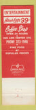 Matchbook Cover - Club Cal Neva Casino Indian Reno NV