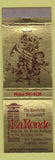 Matchbook Cover - La Ronde Restaurant Revolving Honolulu Hawaii