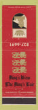 Matchbook Cover - King's View Lair Brass Rail Des Plaines NY