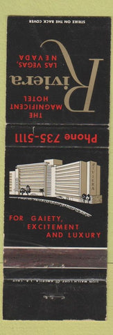 Matchbook Cover - Riviera Hotel Casino Las Vegas NV WEAR