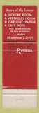 Matchbook Cover - Riviera Hotel Casino Las Vegas NV WEAR
