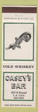 Matchbook Cover - Casey's Bar Los Angeles CA