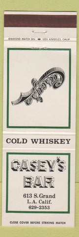 Matchbook Cover - Casey's Bar Los Angeles CA