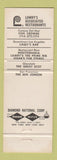 Matchbook Cover - Five Crowns Corona Del Mar CA
