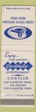 Matchbook Cover - Chief Petty Officers Open Mess Los Alamitos CA