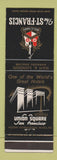 Matchbook Cover - Hotel St Francis San Francisco CA #2