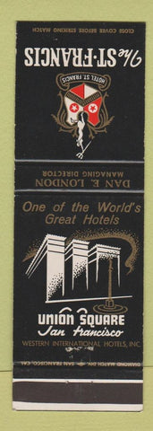Matchbook Cover - Hotel St Francis San Francisco CA #2