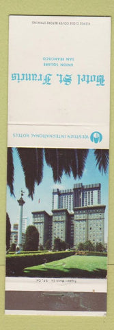 Matchbook Cover - Hotel St Francis San Francisco CA #3