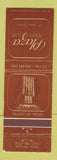 Matchbook Cover - Plaza Resort Club Reno NV