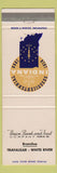 Matchbook Cover - Union Bank Trust Trafalgar White River IN