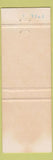 Matchbook Cover - Union Bank Trust Trafalgar White River IN