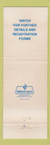 Matchbook Cover - California Realtors Association 1979 Anaheim CA