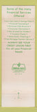 Matchbook Cover - IBM Mid America Credit Union Rochester Minneapolis MN