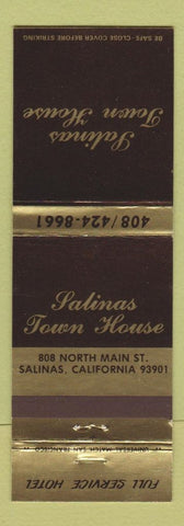 Matchbook Cover - Salinas Town House Salinas CA