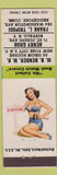Matchbook Cover - Match Collectors New York Buffalo Bridgeport pinup