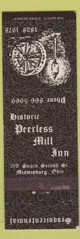 Matchbook Cover - Peerless Mill Inn Miamisburg OH