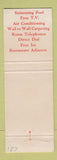 Matchbook Cover - Heart of Spartanburg Motel SC