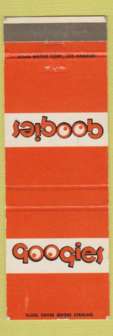 Matchbook Cover - Googies Monterey Park Beverly Hills Los Angeles CA