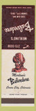 Matchbook Cover - Merlino's Belvedere Canon City Colorado