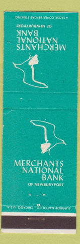 Matchbook Cover - Merchants National Bank Newburyport MA
