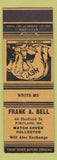 Matchbook Cover - Frank A Bell Match Collector Portland ME yellow