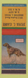 Matchbook Cover - Sylvia Clarke Match Collector Houston TX Setter