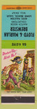 Matchbook Cover - Marlan Brewster Match Collectors Long Beach CA hillbilly #3