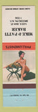 Matchbook Cover - Mike and Patti Baker Match Colletors Brooklyn NY pinup #4