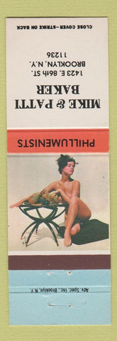 Matchbook Cover - Mike and Patti Baker Match Colletors Brooklyn NY pinup #4